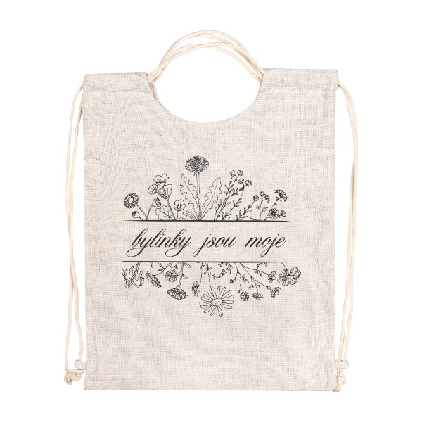 Tin mug - stainless hem s potiskem herbs are my love